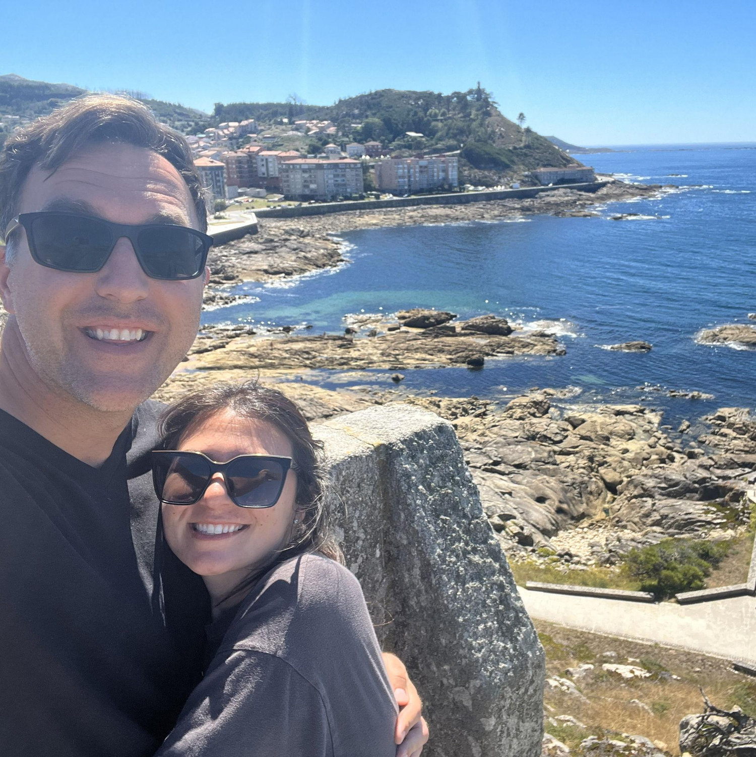 Standing in Spain, Portugal in the background!