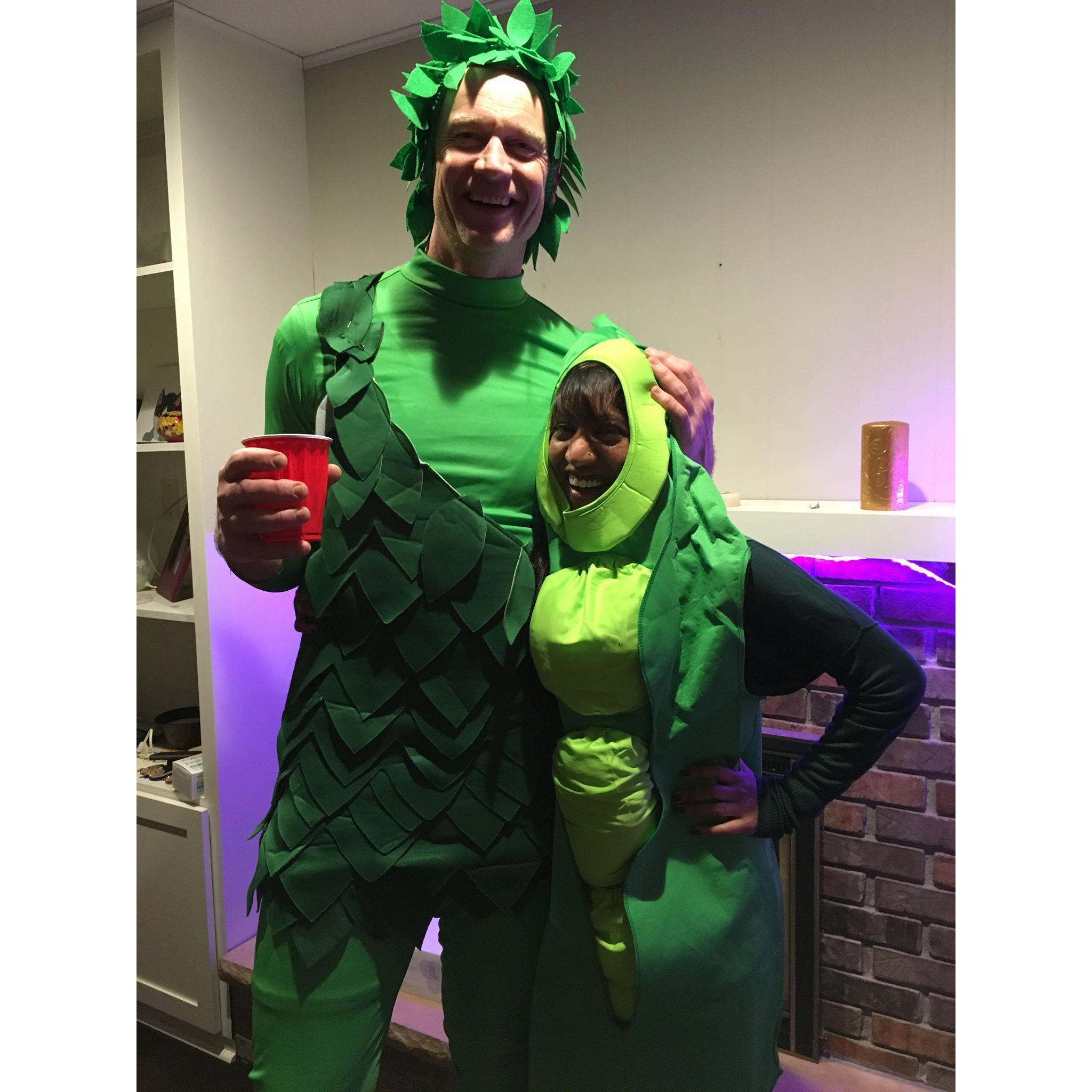 Halloween 2018 - He didn't tell Sangeetha what the plan was. He simply showed up to pick her up and said I brought you an outfit! He's always surprising her!