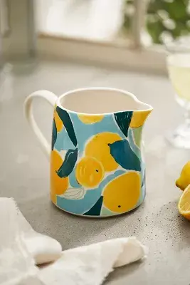 Citrus Grove Stoneware Measuring Jug