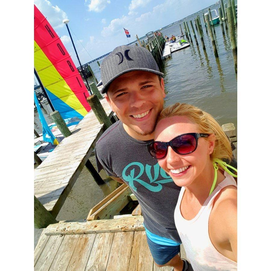 Our first family vaca, and first time jet skiing, July 2016
