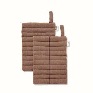 Ito Pot Holder - Set of 2 - Orange Red | ferm LIVING