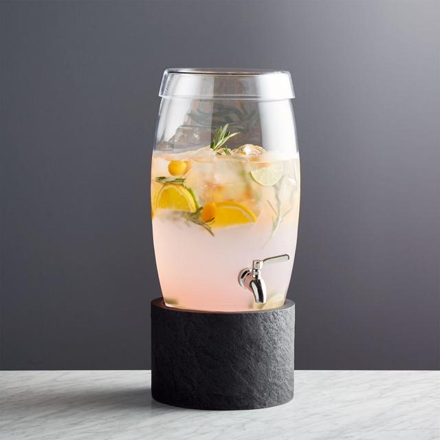 Oregon Glass Drink Dispenser with Urbana Stand