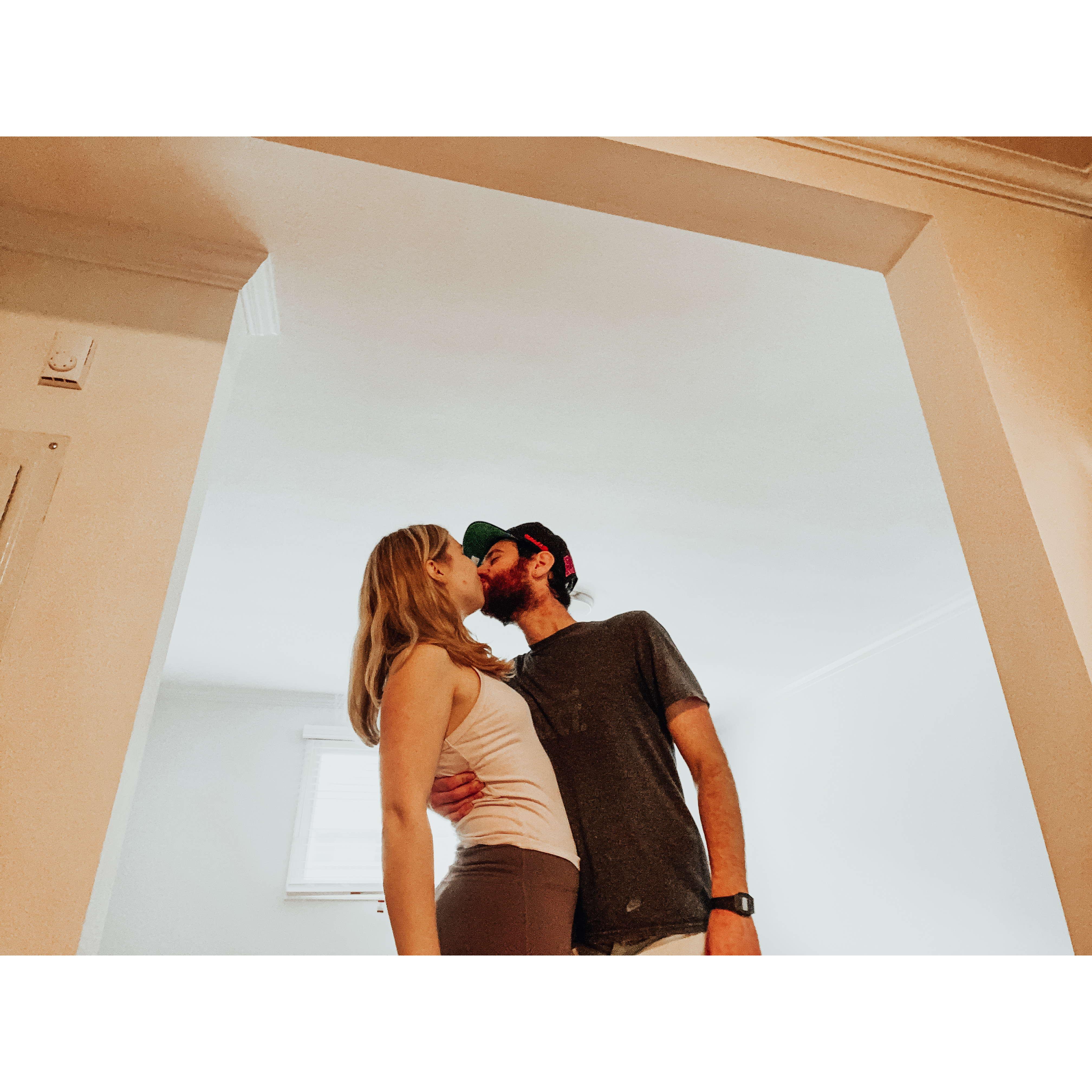 The day we moved in together!