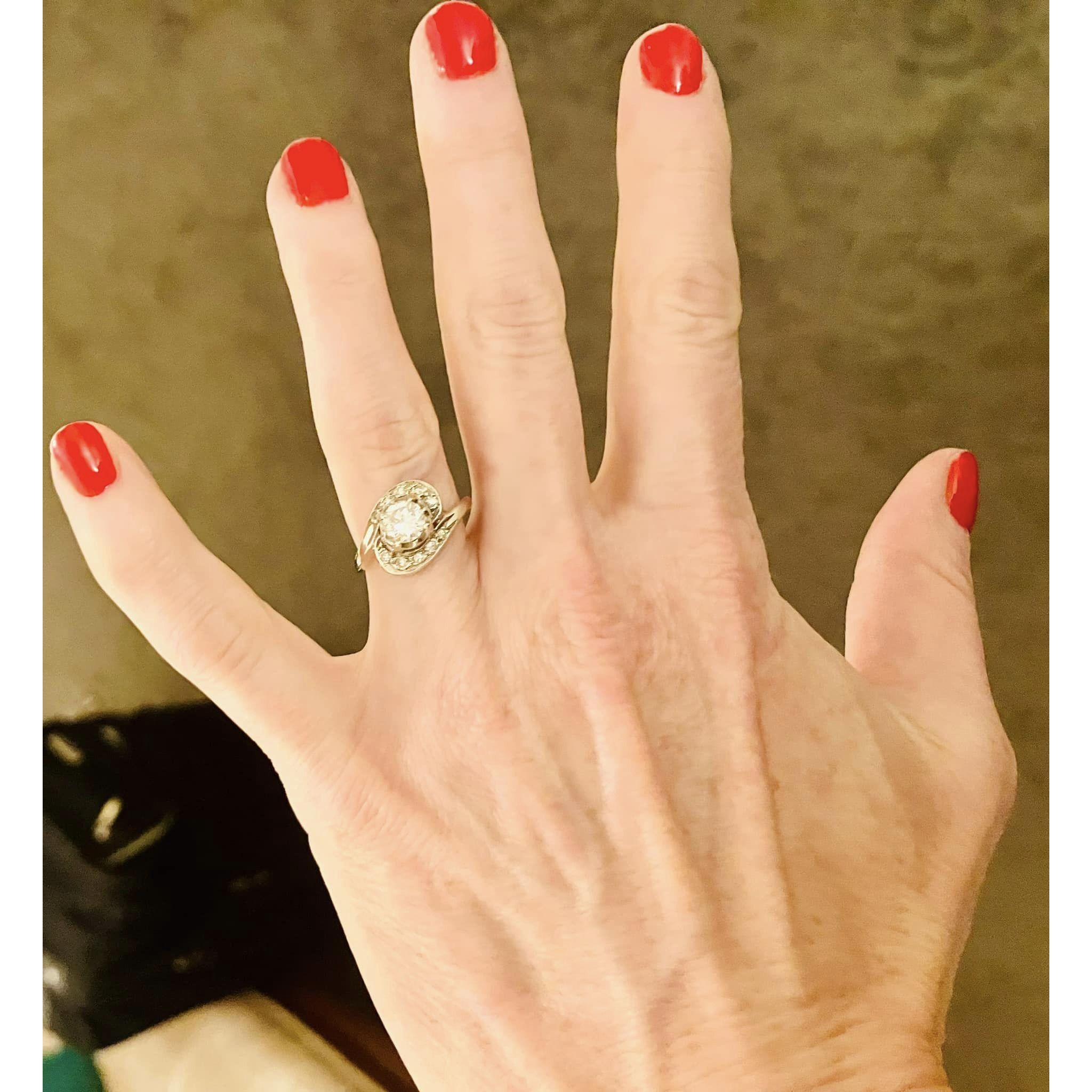 The rock! My engagement ring was a gift was Blake's mother Lolita. So generous and special.