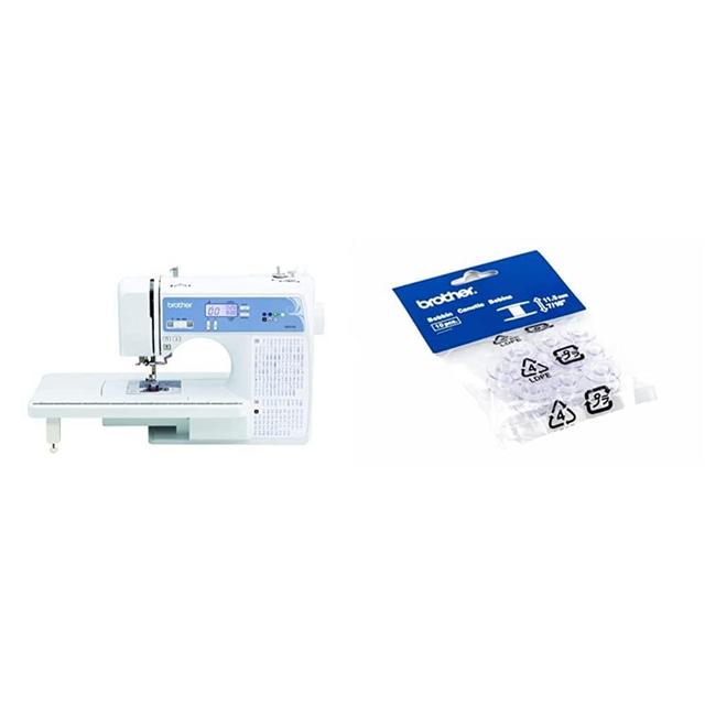 New brothread 40 Brother Colors 500m Each Embroidery Machine Thread with  Clear Plastic Storage Box for Embroidery Sewing Machine