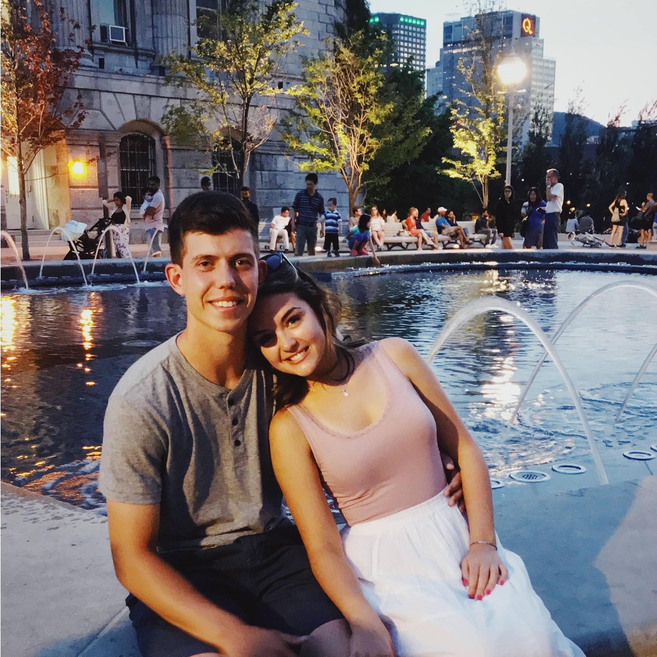 Our first vacation together. We got to spend the week with my family traveling from Montreal to Lake Placid.