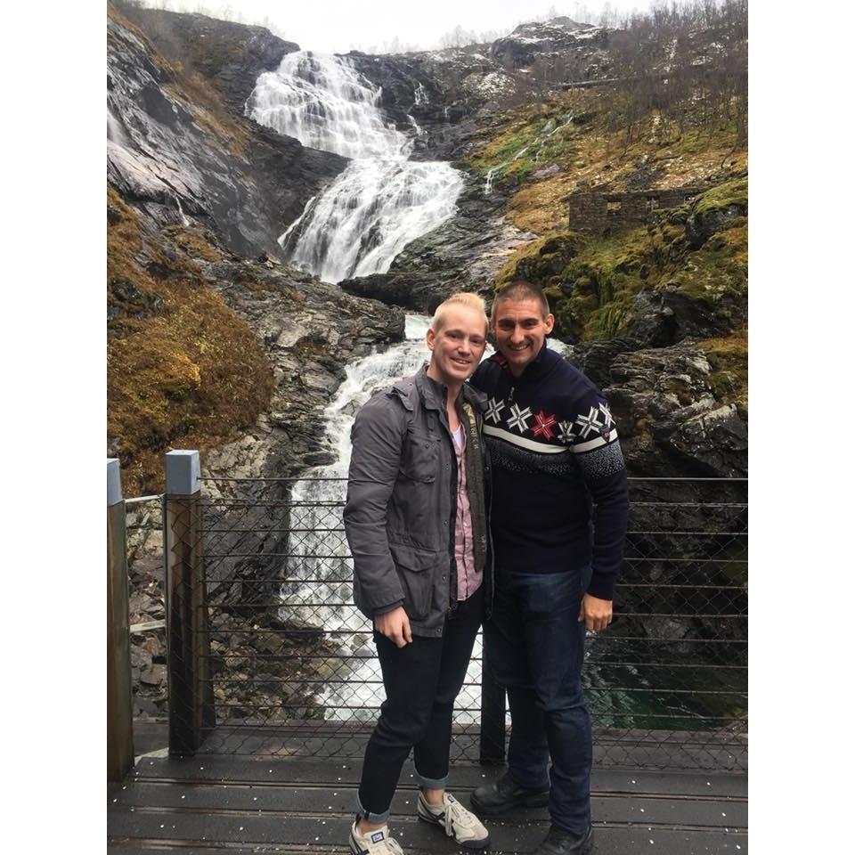 Train ride in the fjords of Norway.