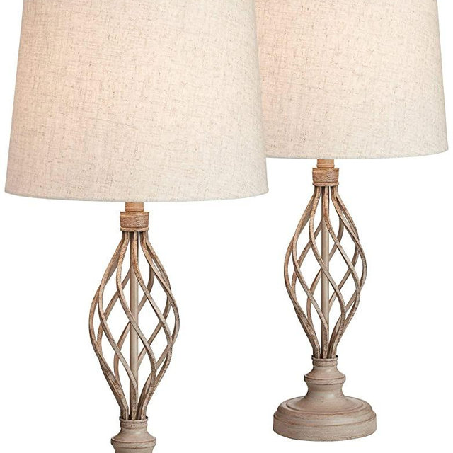 Annie Sand Iron Scroll Table Lamps Set of 2 - Franklin Iron Works
