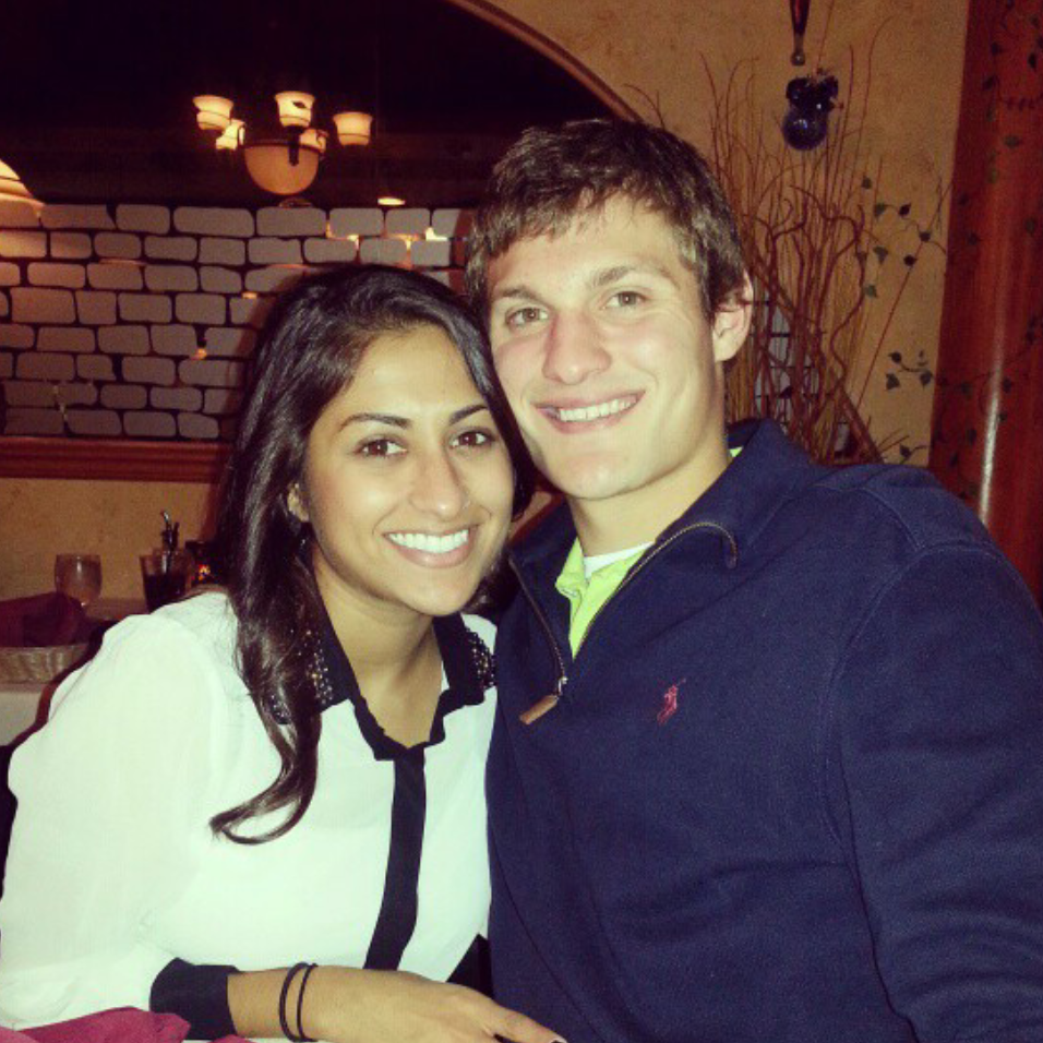 We were babies!! Taken before Alpha Sigma Phi Christmas Date Party. December 2011.