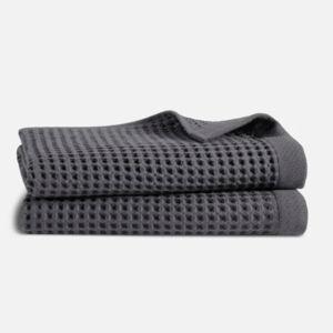 Dreamweave Waffle Bath Towels - Set of 2, Slate