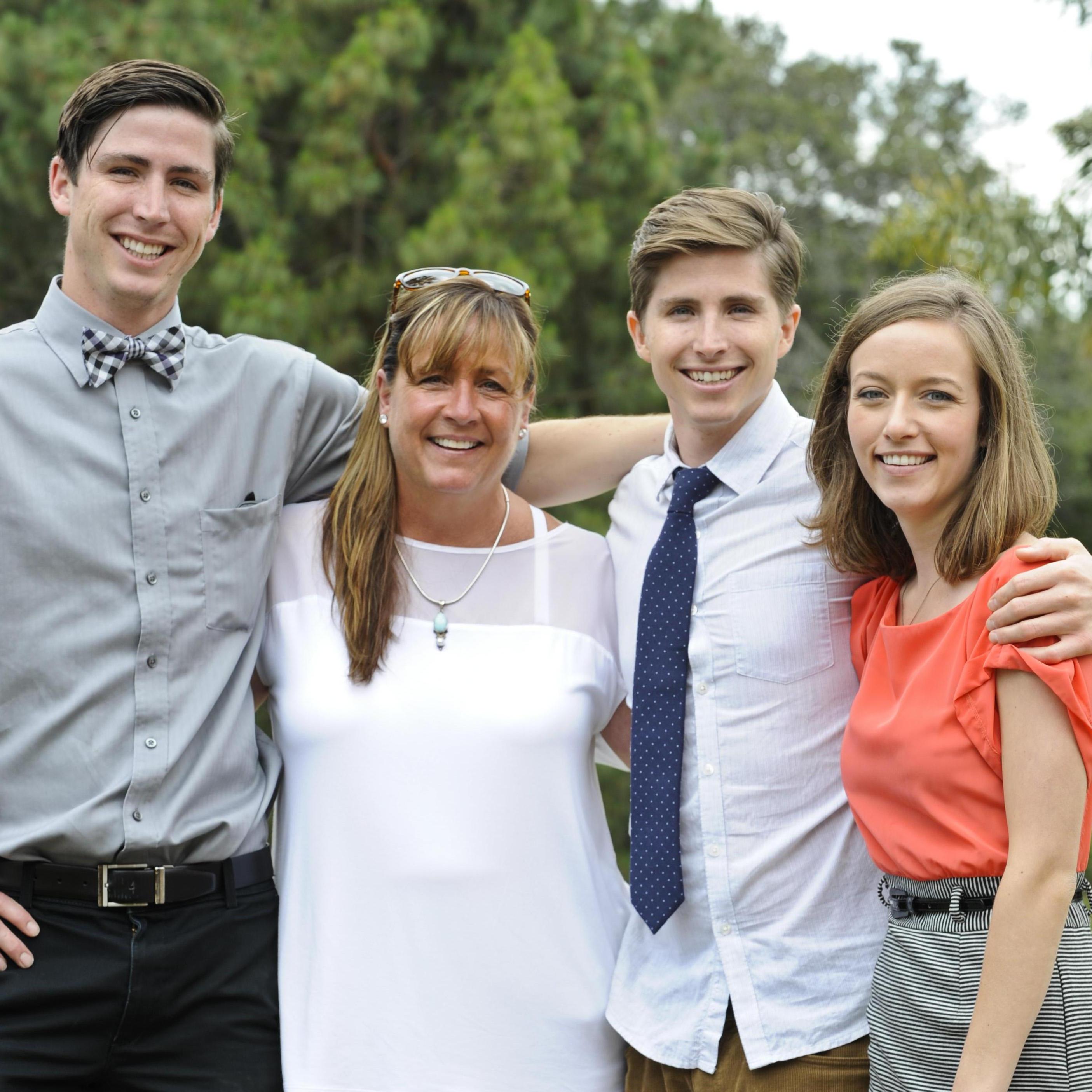 Dill's Mom, Rhonda & Brother, Cameron in Arroyo Granda, Calif. '2015