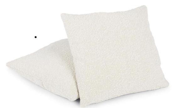Gabriola Ivory Boucle Pillow Set