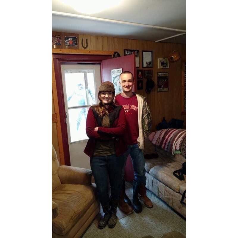 Our first photo. This was the day he met my dad and both of my older brothers. No pressure! Haha