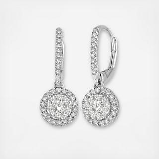 Diamond Cluster Earrings