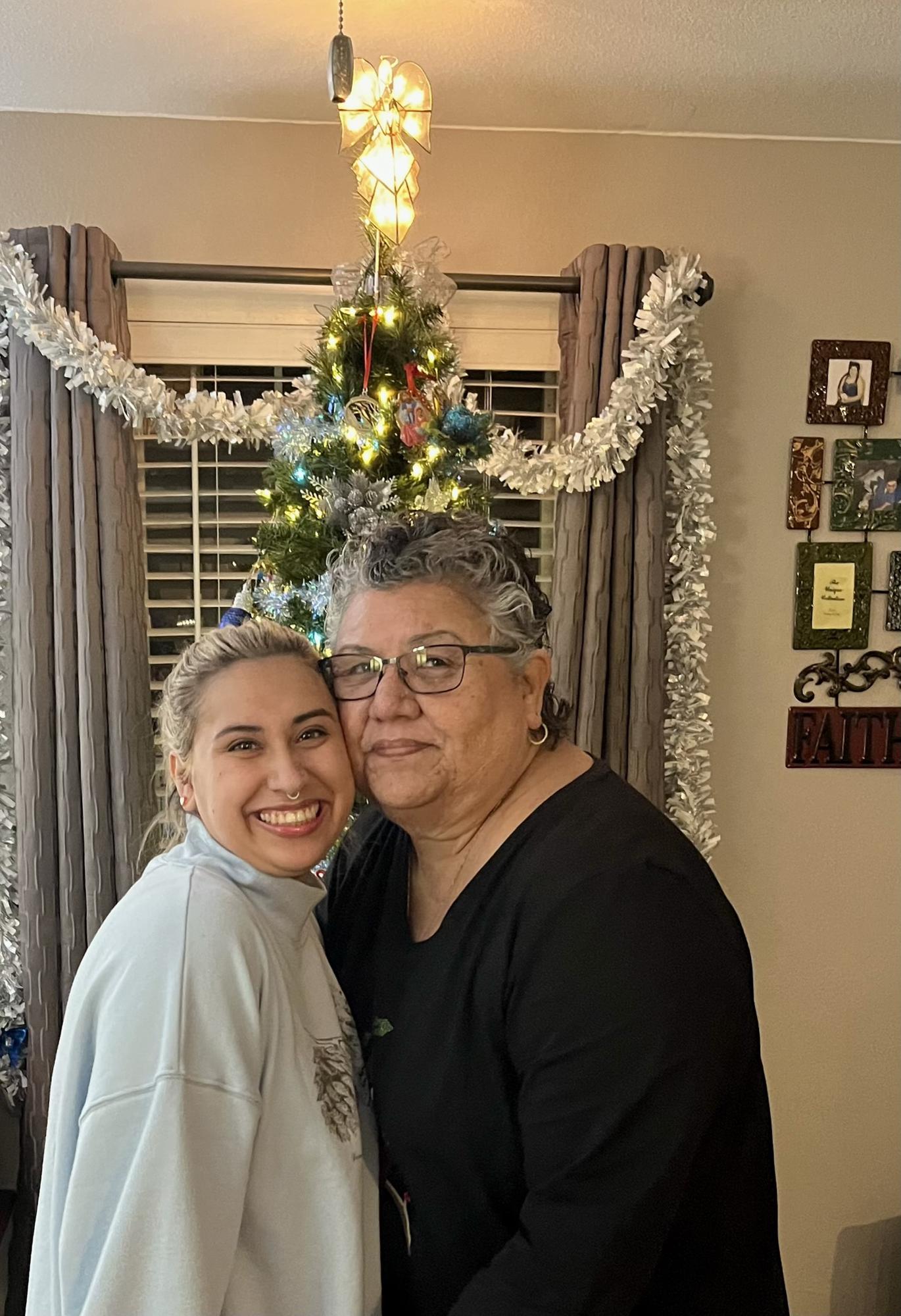 Mikaela and Memaw, Christmas 2022