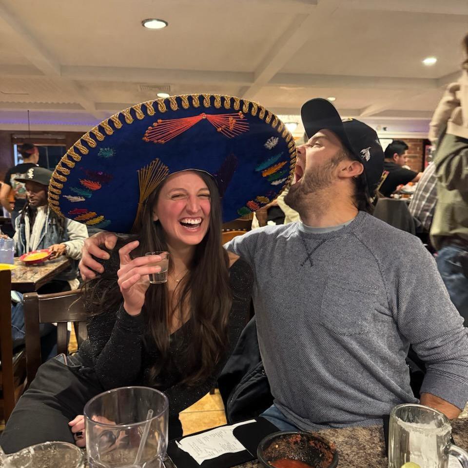 Celebrating Abby's 32nd Birthday in VA Beach.
