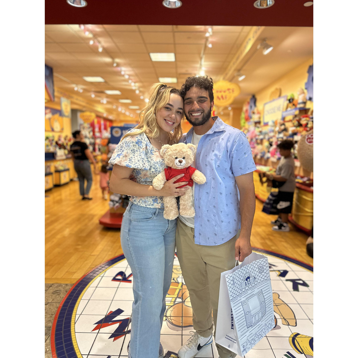 Our build a bear date! 🐻