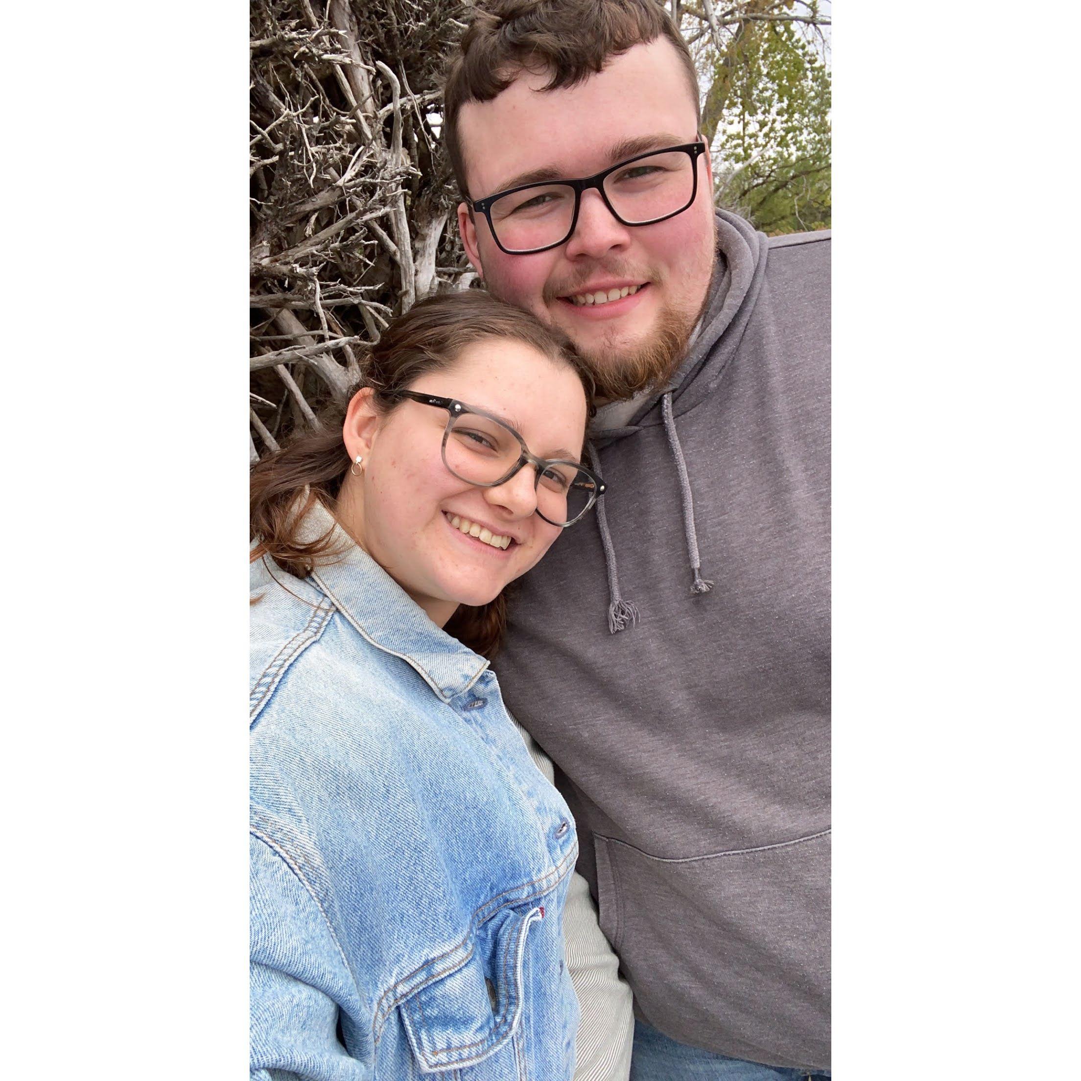 Celebrating an anniversary in Tivoli, New York.