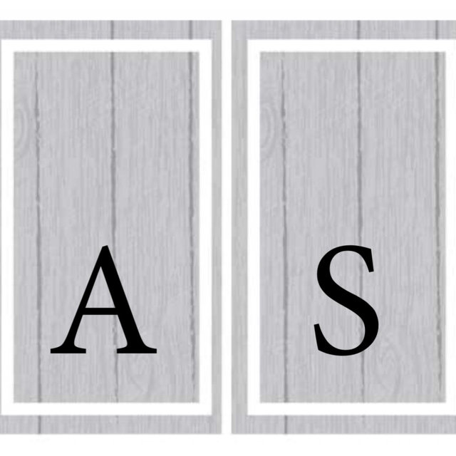 VictoryStore Custom Wedding Bag Toss Game – Custom Wedding Cornhole - Gray Monogram