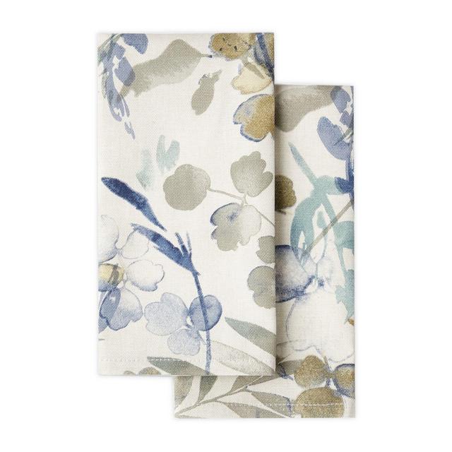 Artisanal Kitchen Supply® Organic Leaves Napkins (Set of 2)