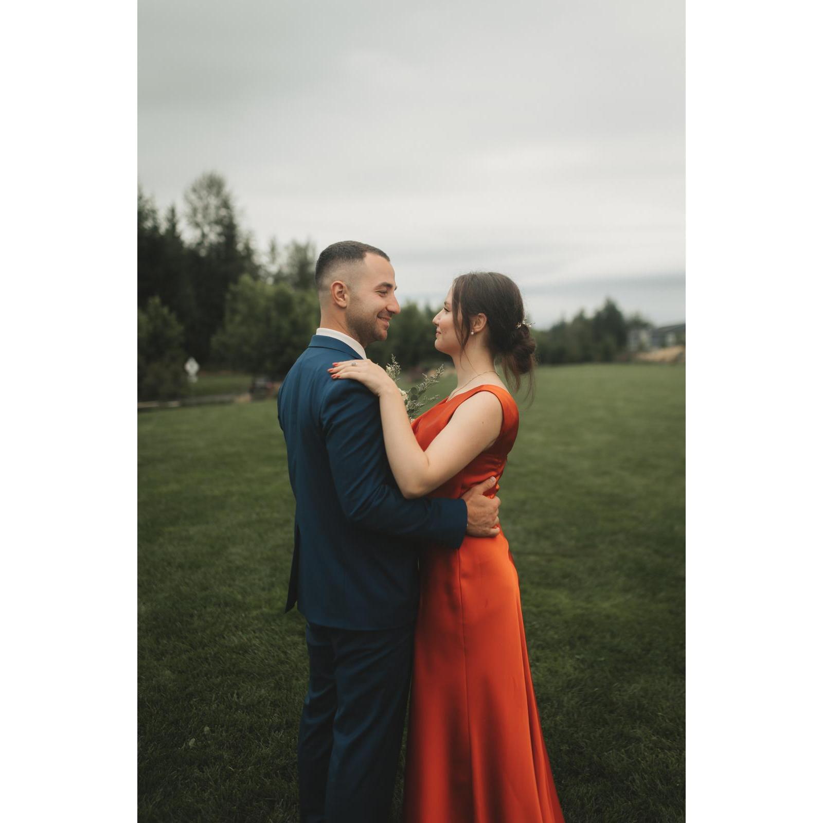 A friend taking amazing photos of us being all couple like...