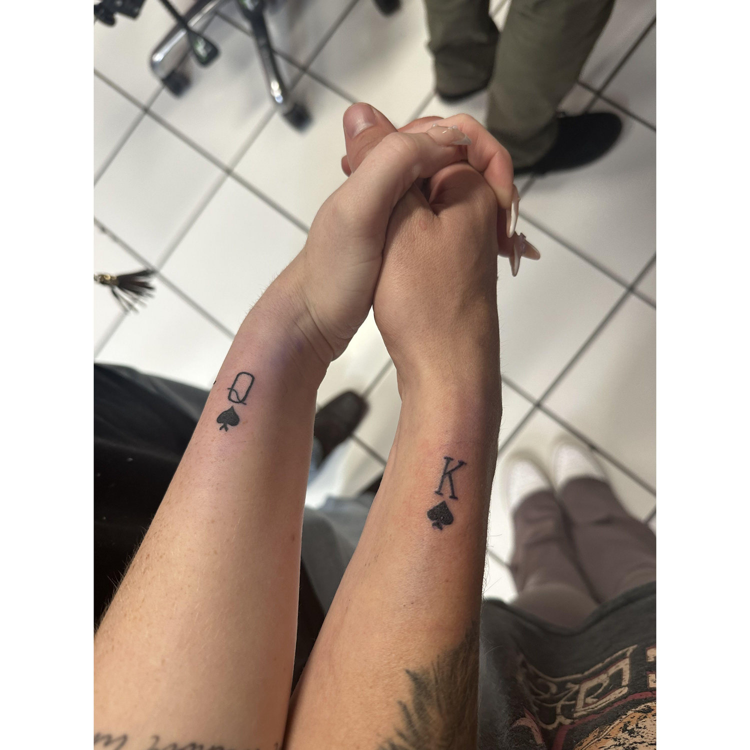 we got our tattoos on our trip to tennessee in november of 2024