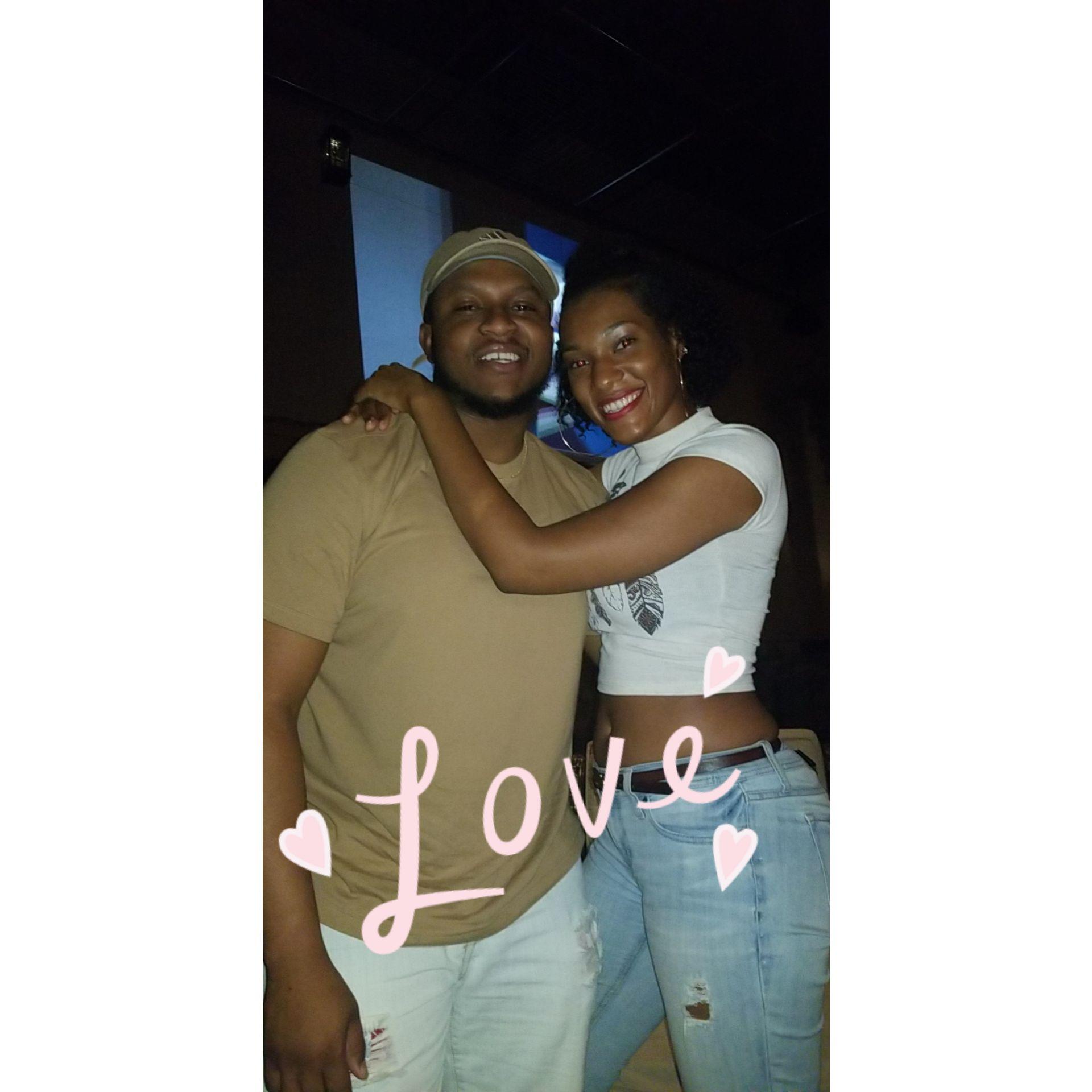 Celebrating Bride's Birthday