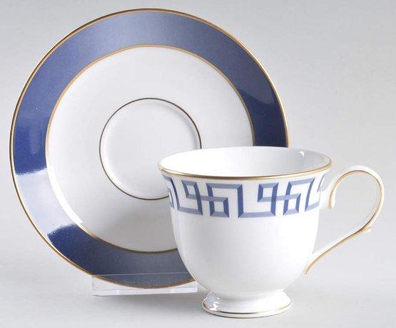 Footed Cup & Saucer Set