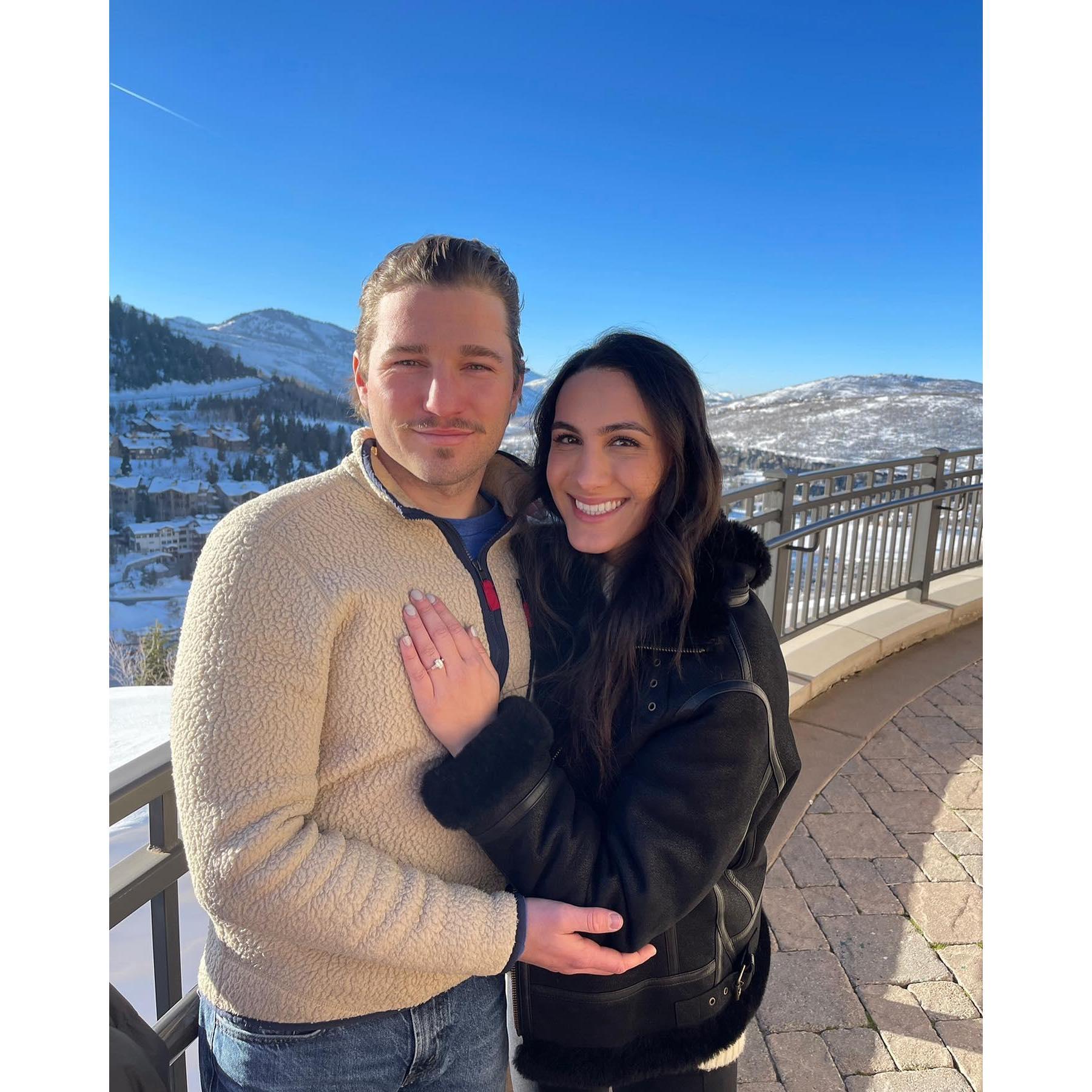 The day Joe popped the question! Fun Fact: I was CONVINCED he was going to pop the question at the bar we went to on the night that we first met in the lower east side - 2A!