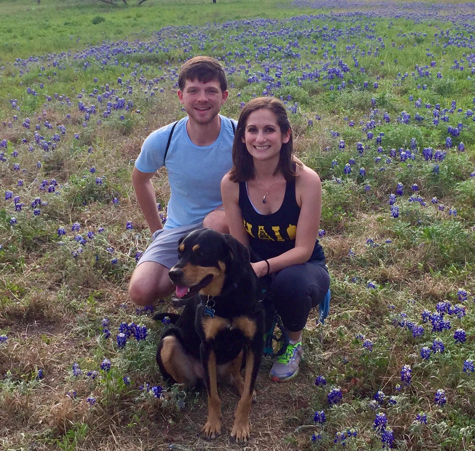 Our first bluebonnet spring