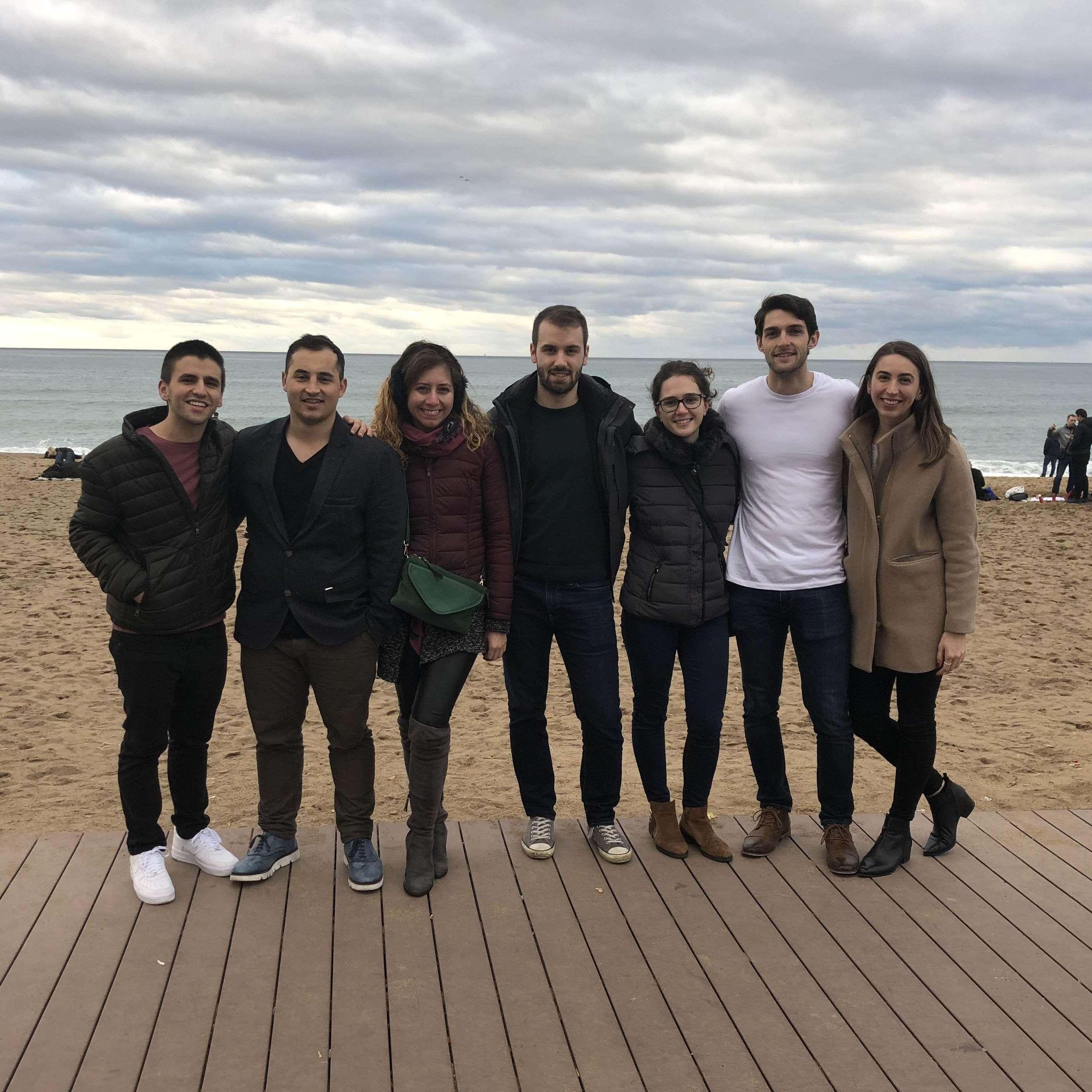 Friends visiting us in Barcelona 2018