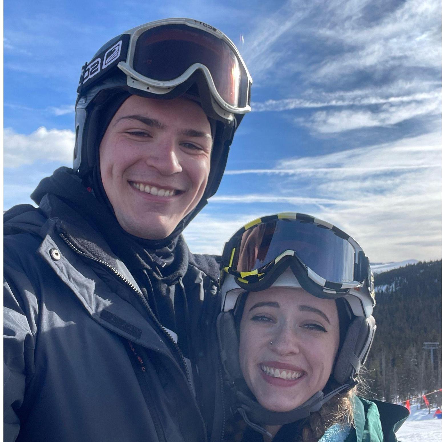 At least this wasn't the ski day where Jordan split open his ski pants (ask him about that at our wedding ;) )