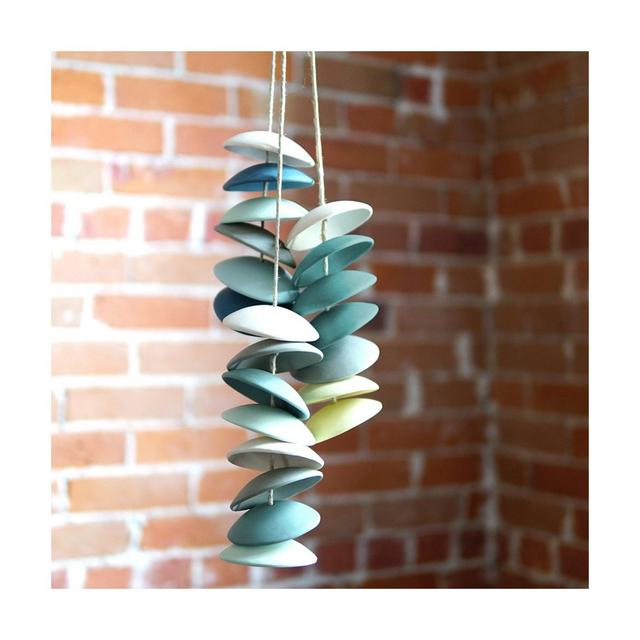 Ceramic Chimes - Blues and Greens, Style #1