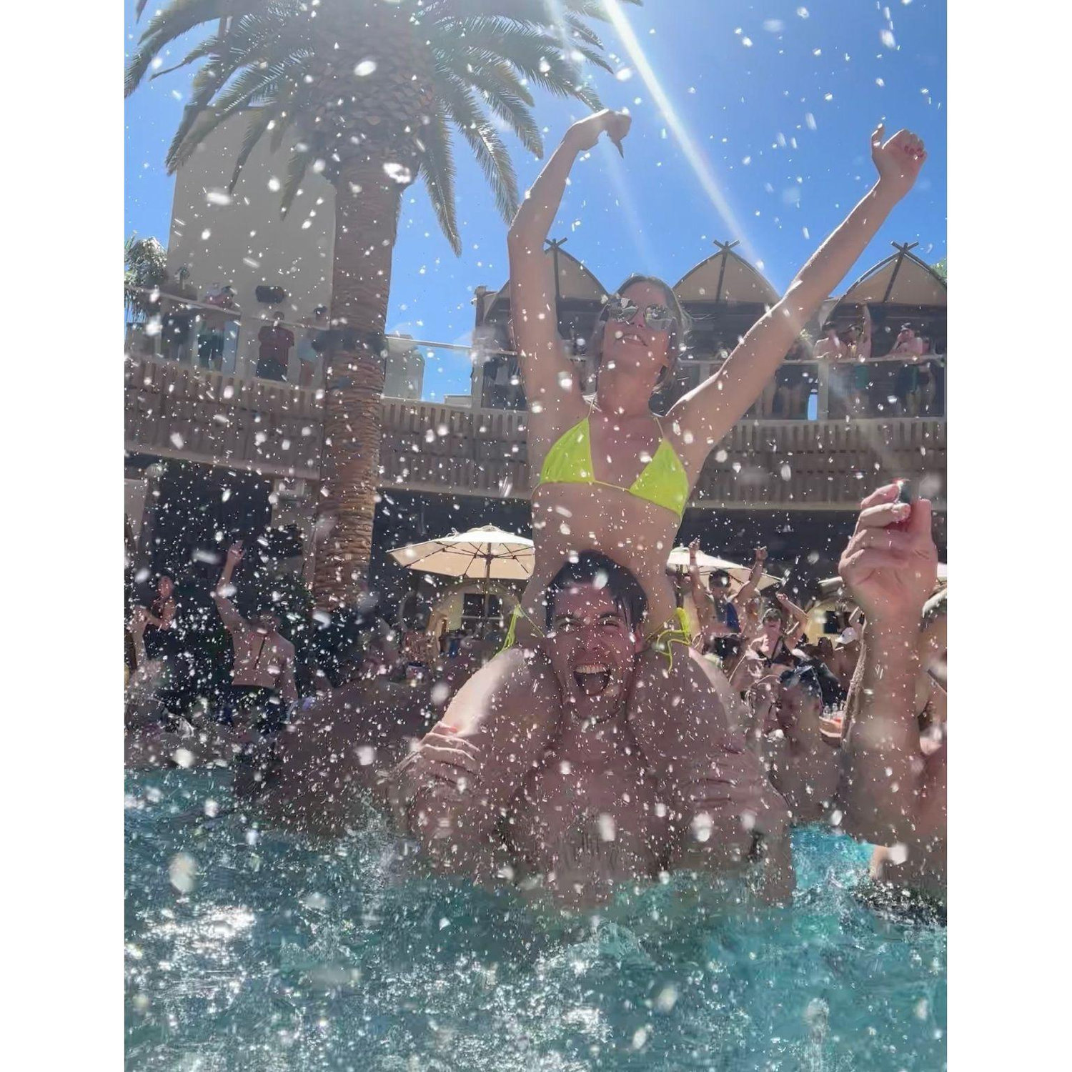 Ricky's 36th birthday. Katharina planned a surprise trip to Vegas. This picture says it all haha