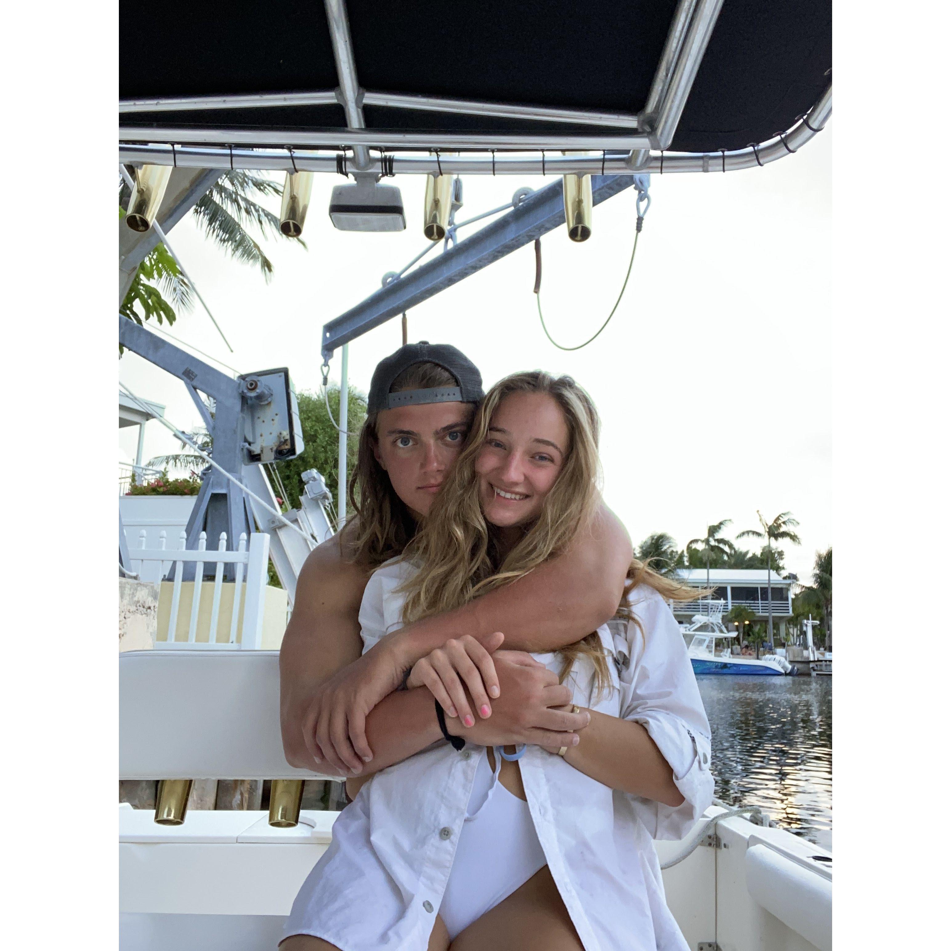 This is one of our favorite photos together in the keys.