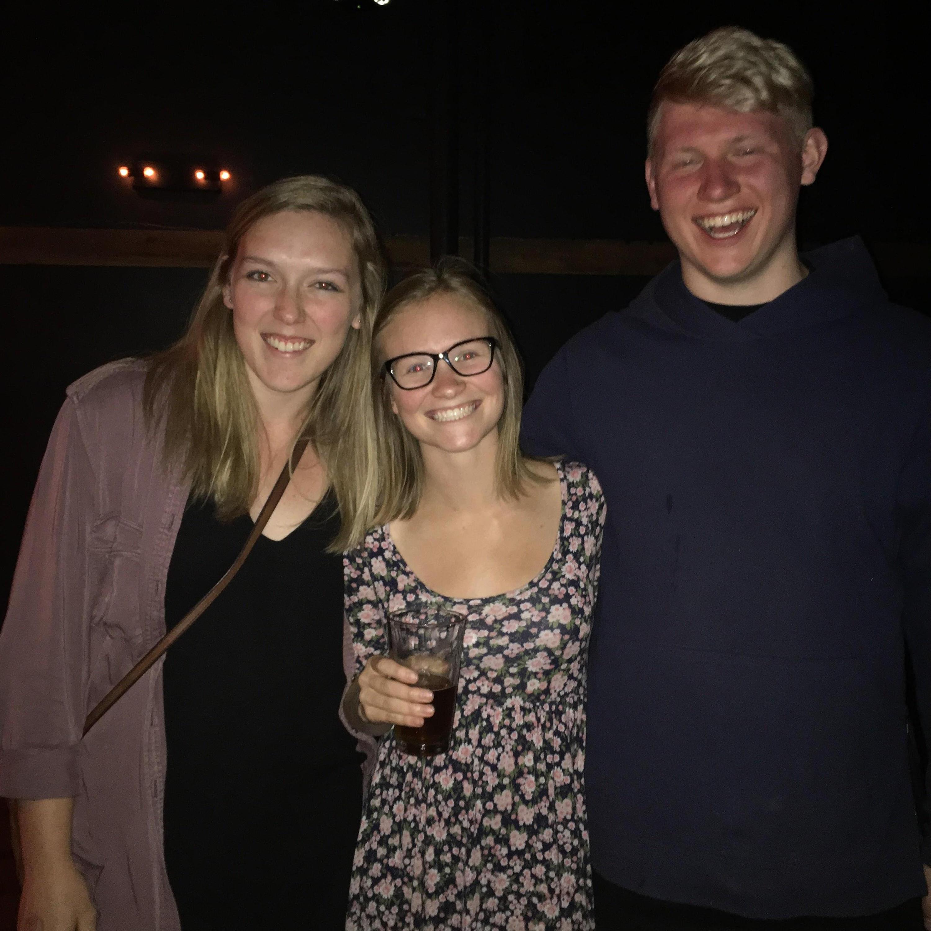 This photo features Claire Henson. She helped Natalie admit her feelings for Bridger, something she had gleaned after this fun night out together! Thanks Claire <3