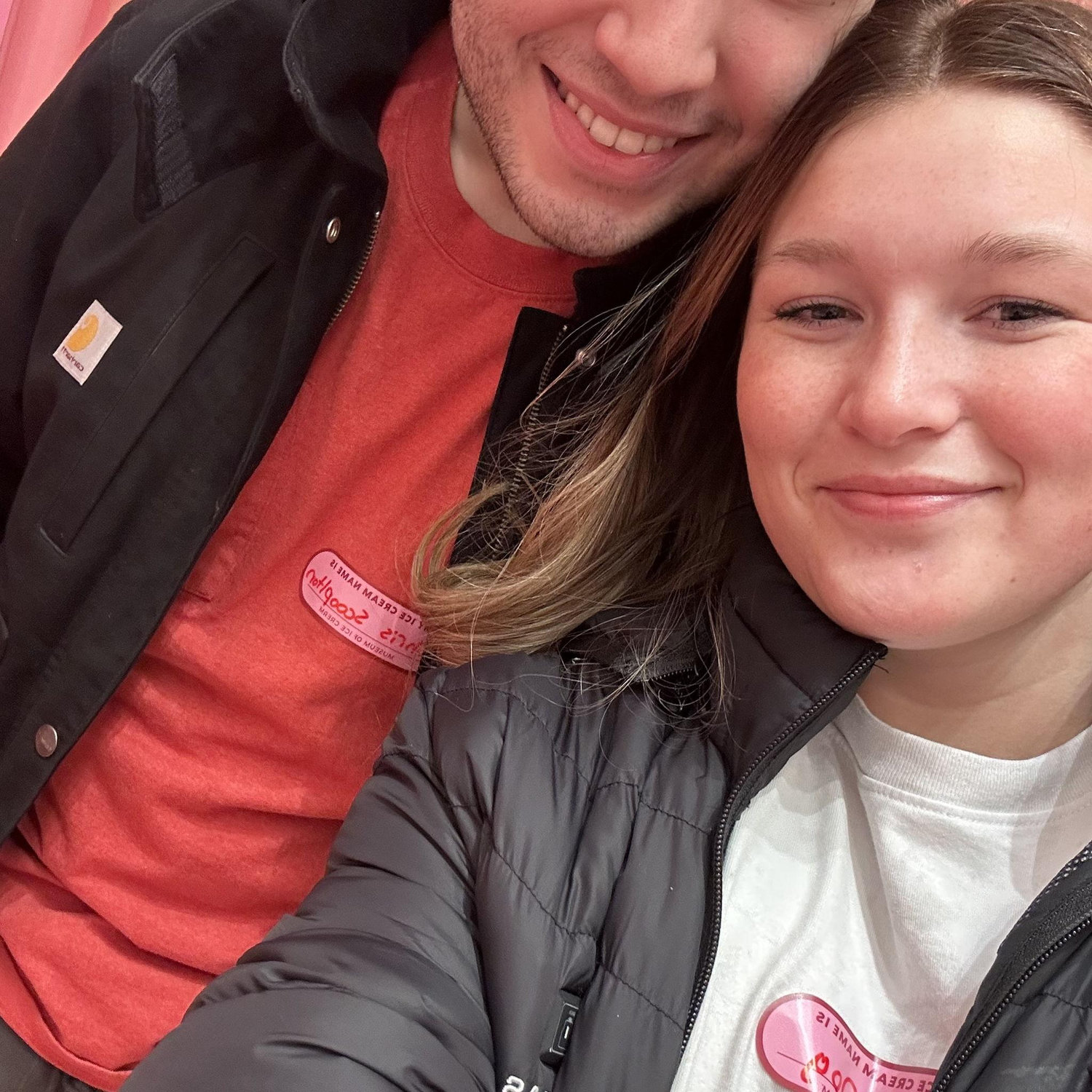 Us in the Chicago Ice Cream Museum