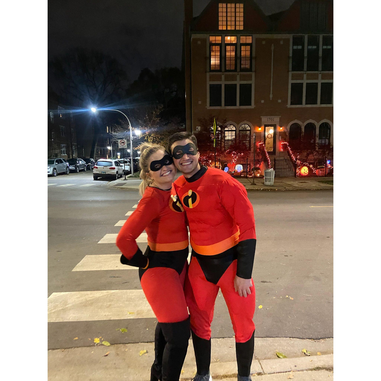Mr. and Mrs. Incredible.