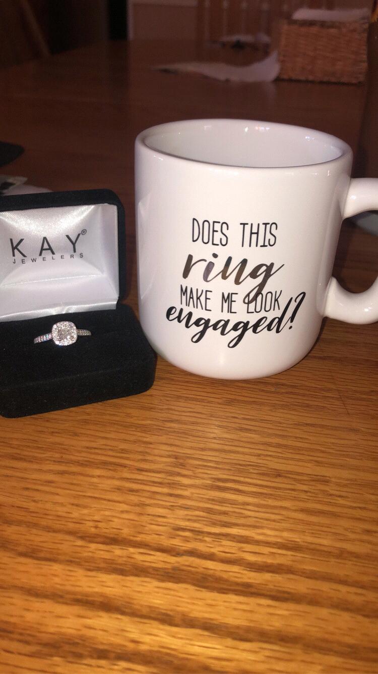 The beautiful ring and cute mug from Tina!