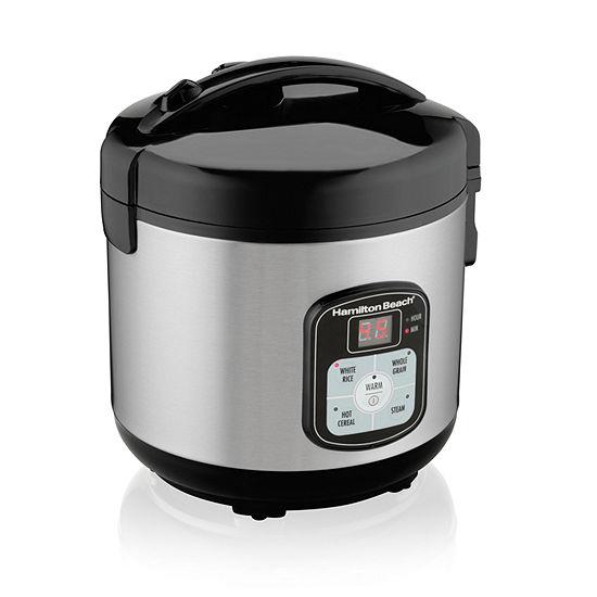 Hamilton Beach® 8-Cup Programmable Rice Cooker and Steamer