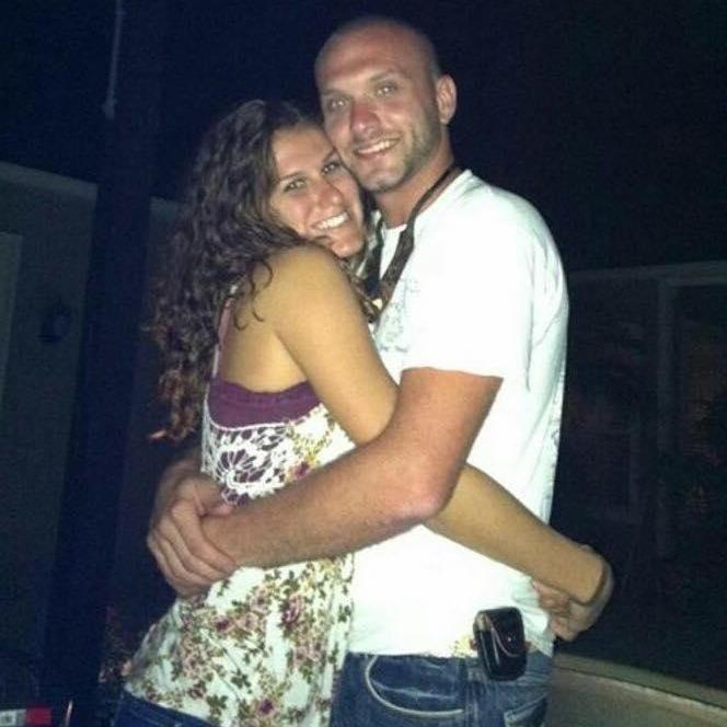 First picture together after meeting in person for the first time!