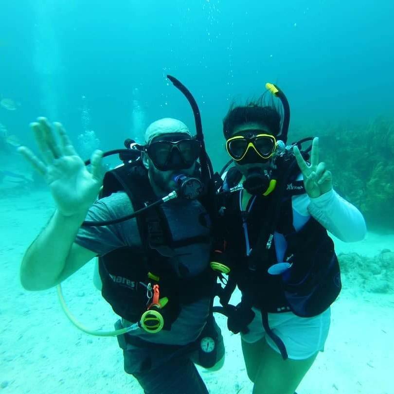 Scuba diving in Belize!