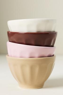 The Latte Stoneware Mini Bowl, Set of 4: Amelie Edition