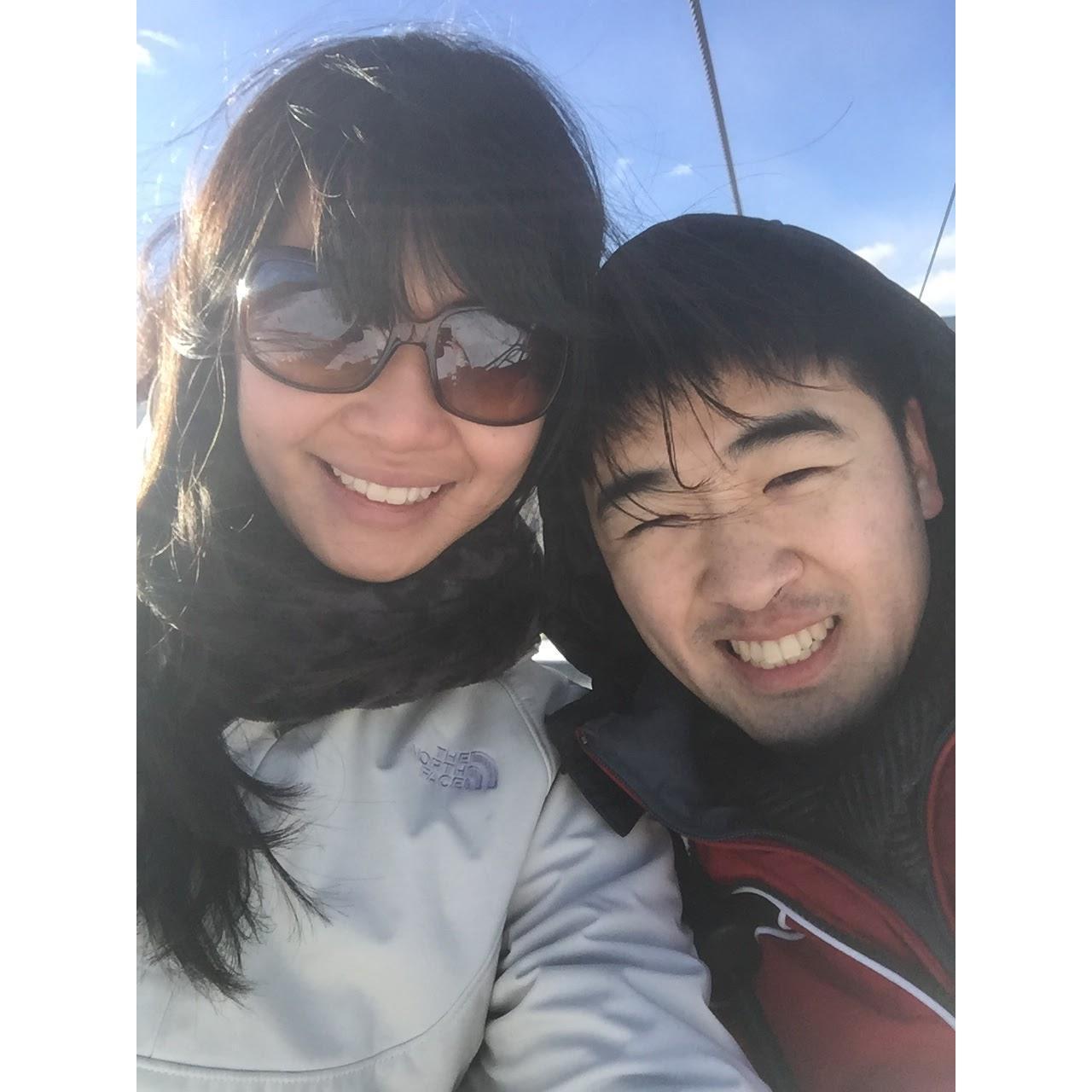We planned a skiing/snowboarding trip in the winter of 2015 in Pennsylvania. It was freeeezing, but fun nonetheless!