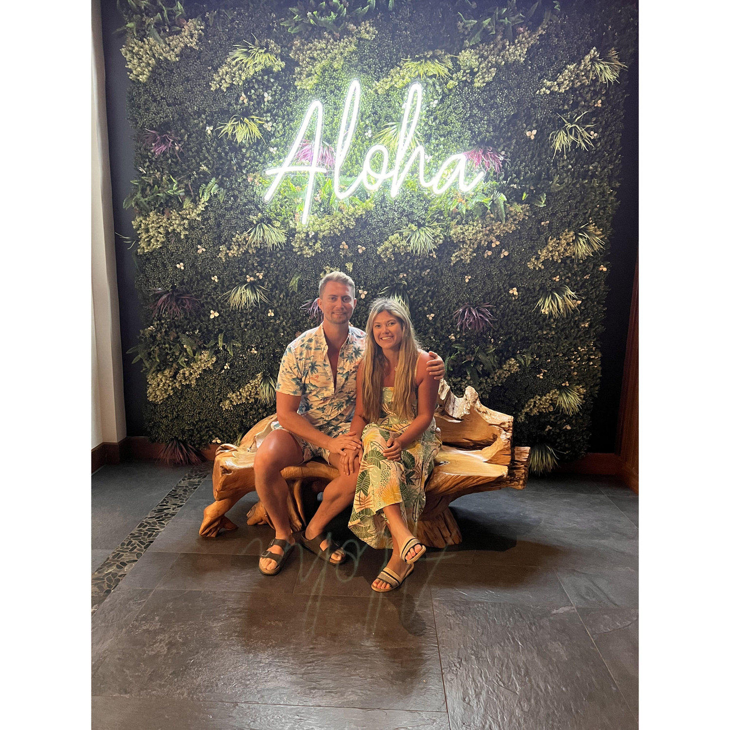 Aloha from Ally and Cody.