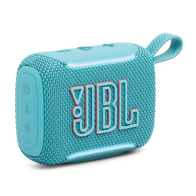 JBL Go 5 - Ultra-Portable Waterproof & Drop-Proof Speaker with JBL Legendary Sound & Ambient Edge Lighting, AirTouch Instant Stereo Pairing or Link Multiple Compatible Speakers via Auracast™ (Teal)