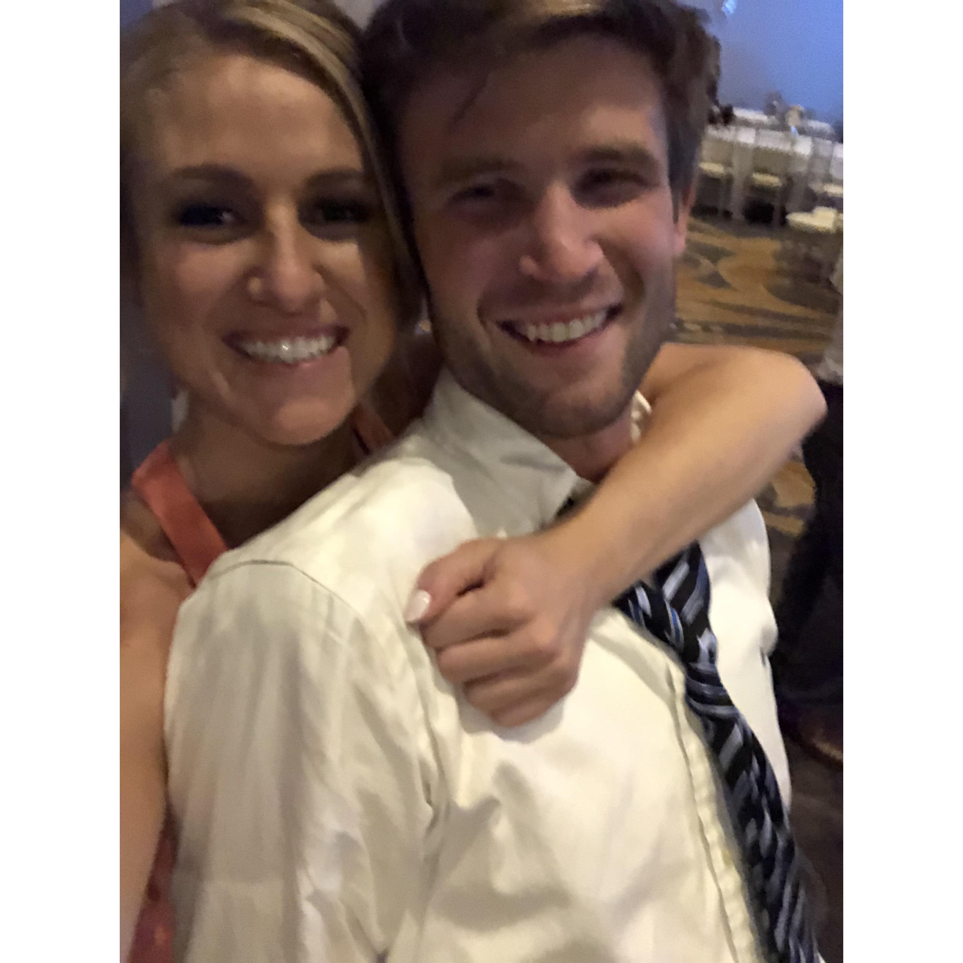 Teran's first trip home to Illinois with Brittany for the Fisher wedding!