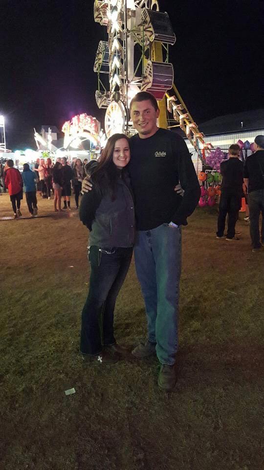 Our first date at the fair.
