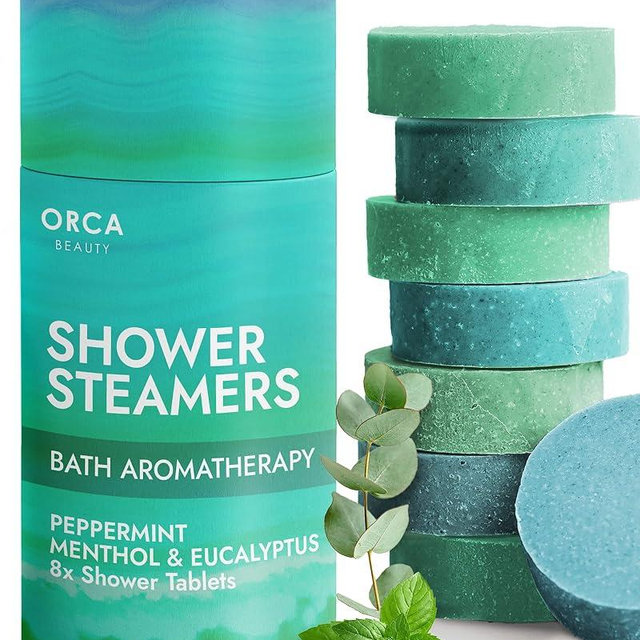 Shower Steamers (8 Pack) - Eucalyptus Shower Steamers Aromatherapy Shower Steamer - Eucalyptus Shower Bombs Aromatherapy, Shower Tablets, Eucalyptus Shower Steamer, Shower Steamers Menthol