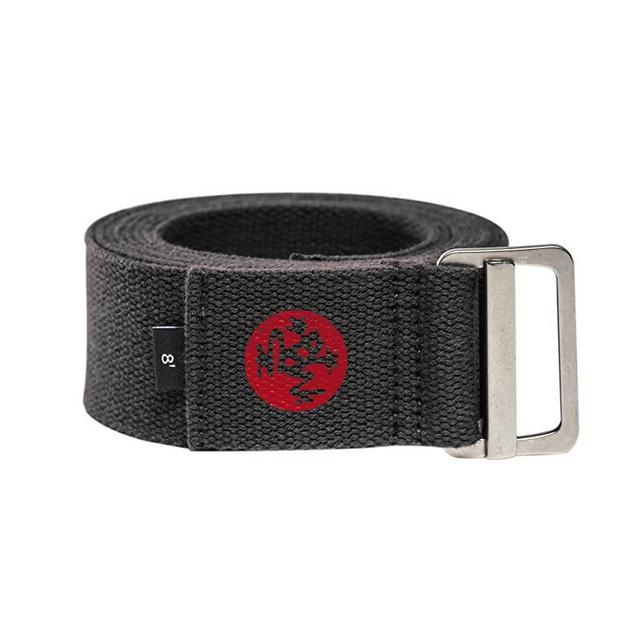 Manduka Align Yoga Strap - Lightweight Cotton, Secure, Slip Free Support, 1.75 Inch Wide, Various Sizes and Colors